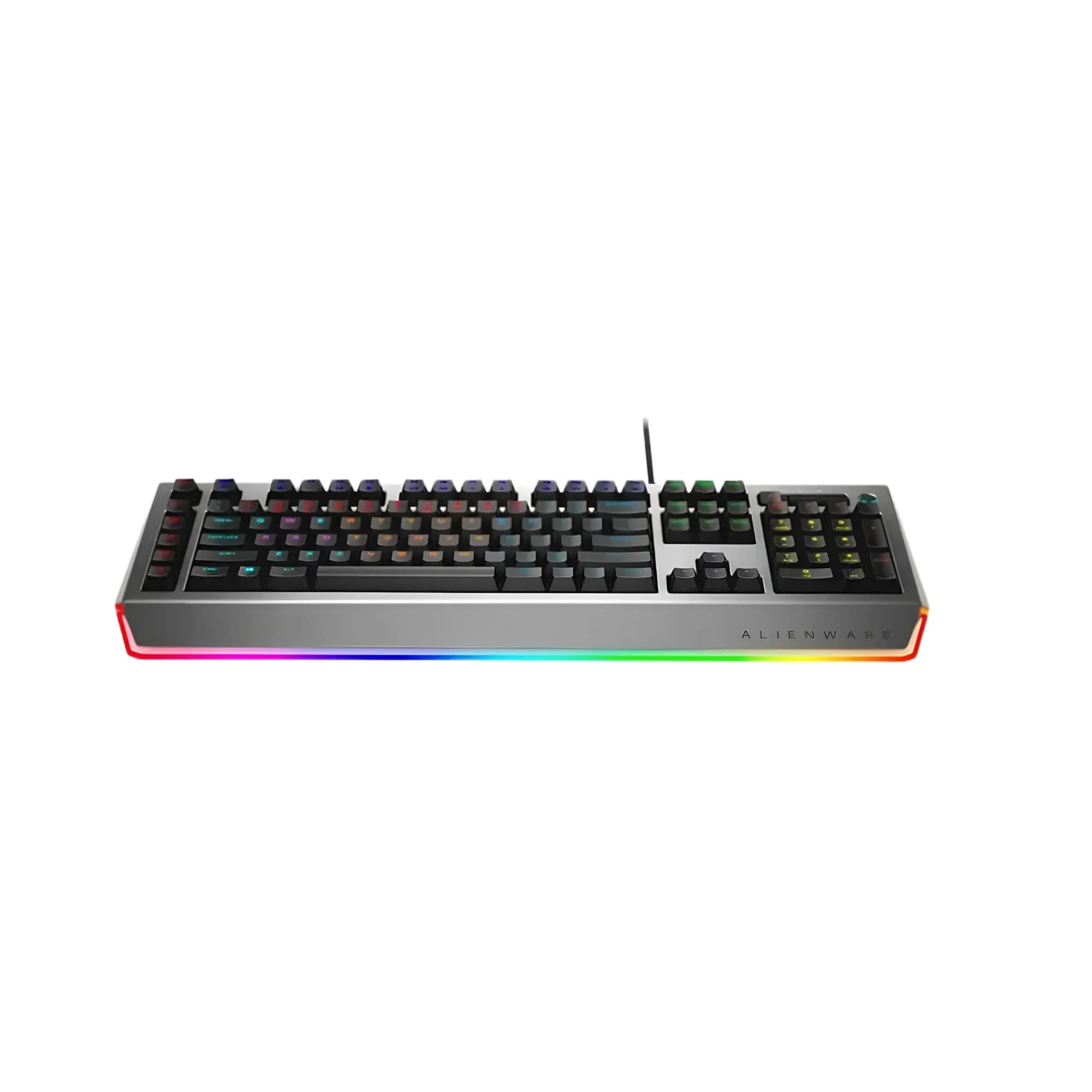 Alenware AL AW768 Mechanical Gaming Keyboard – RGB backlit, programmable keys, durable aluminum frame, USB wired.