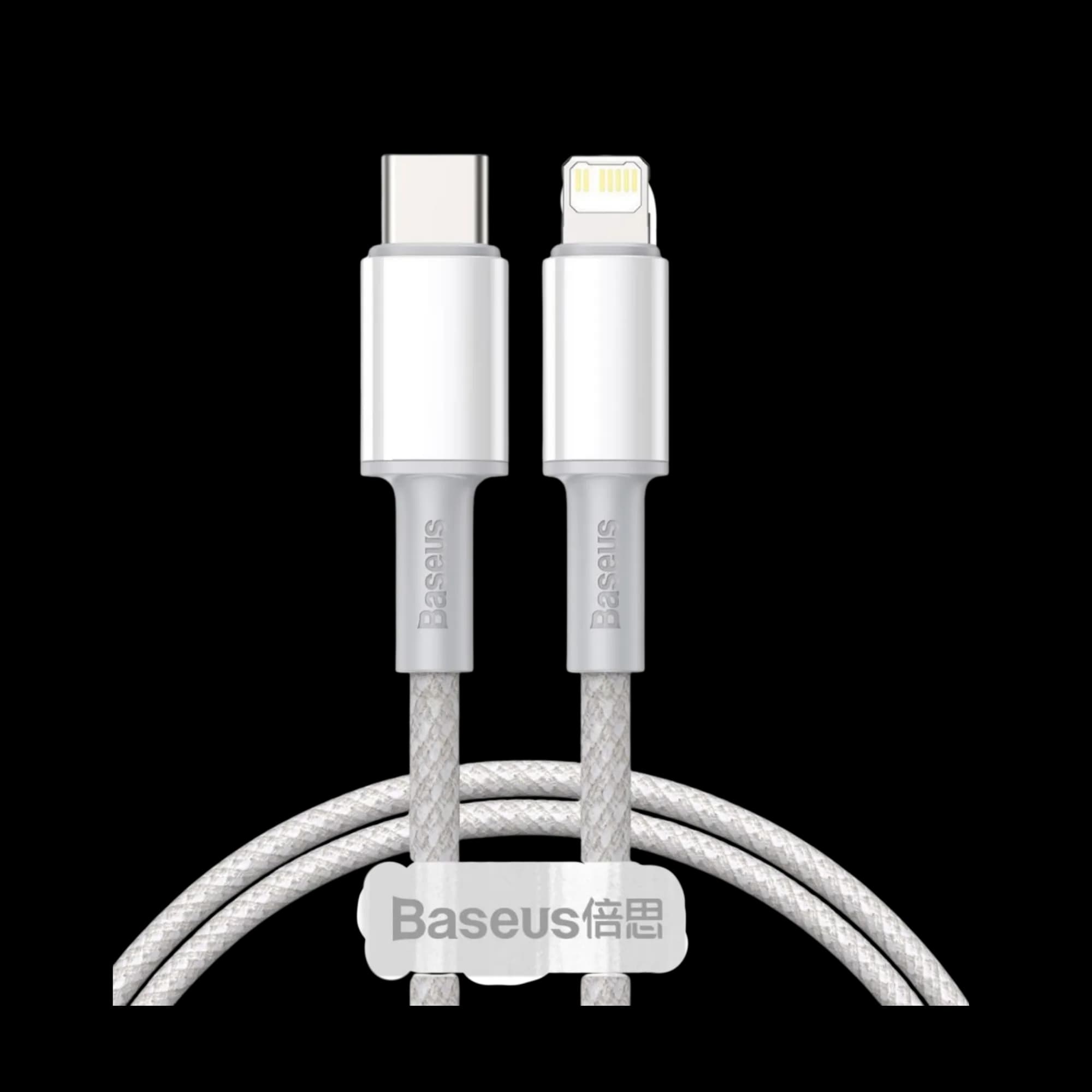 Cable Baseus High Density Braided Series Cable Type-C to Lightning 20W 1m CATLGD-02 White