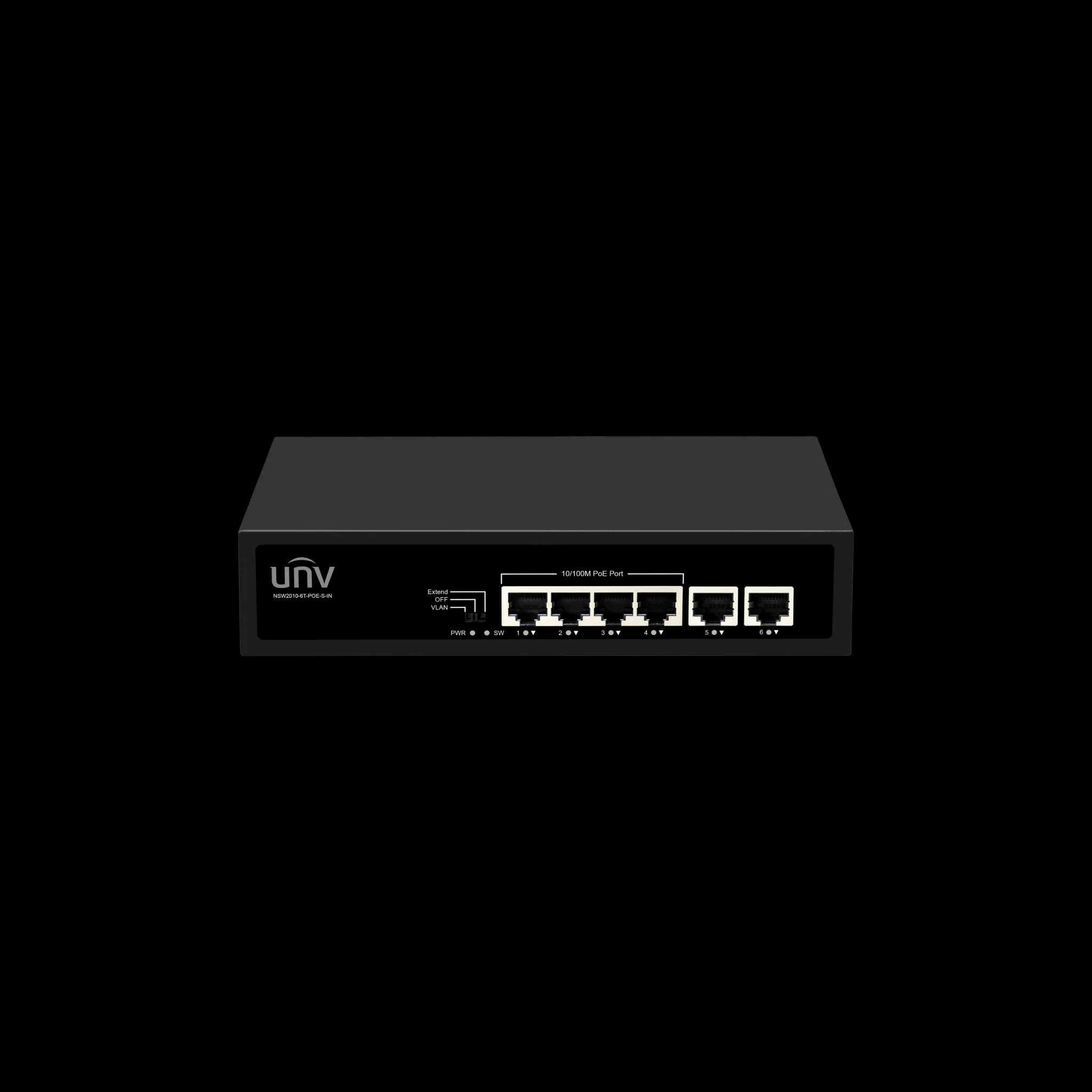 NSW2010-6T-POE-S-IN 4-Port PoE Uplink-Port 200 Megabit,PoE 60W