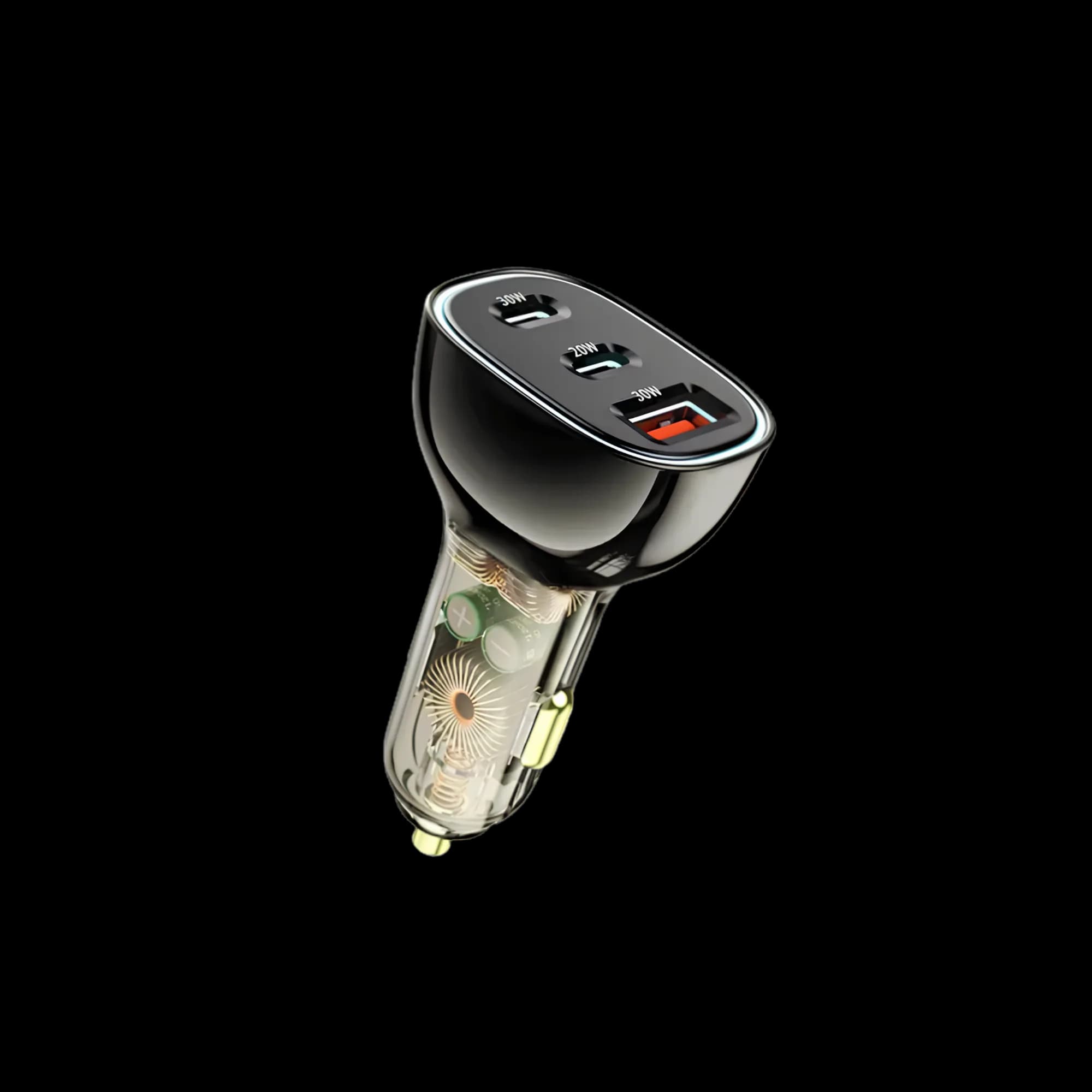 Car charger WiWU PC700 Dual Type-C+USB PD 80W Car Charger
