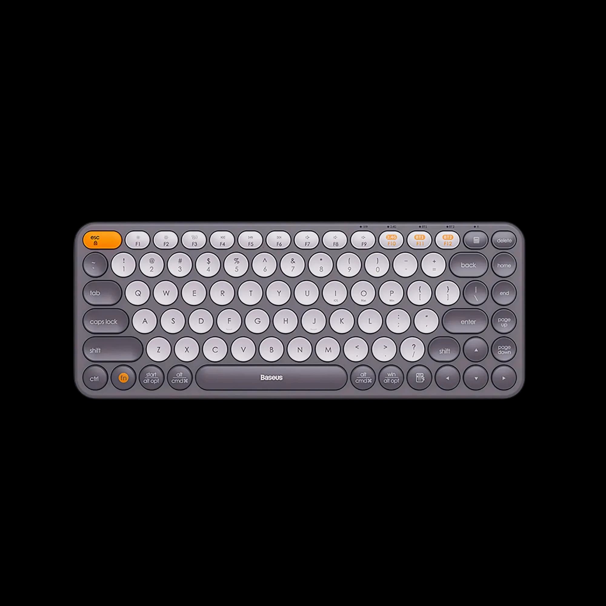 Baseus K01A Wireless Tri-Mode Keyboard - Frosted Gray