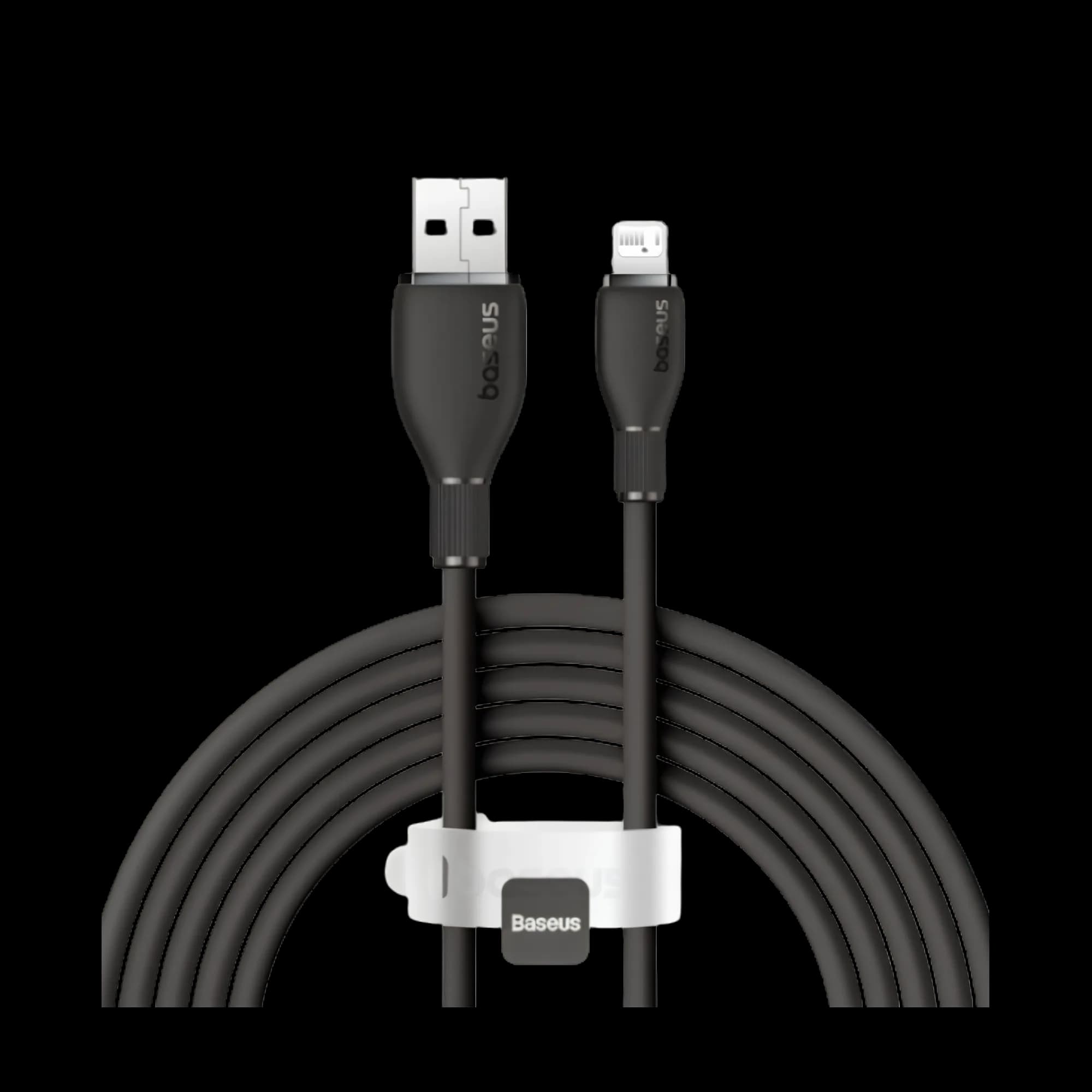 Baseus Silky FAST CHARGING USB-A to IP 1M BLACK