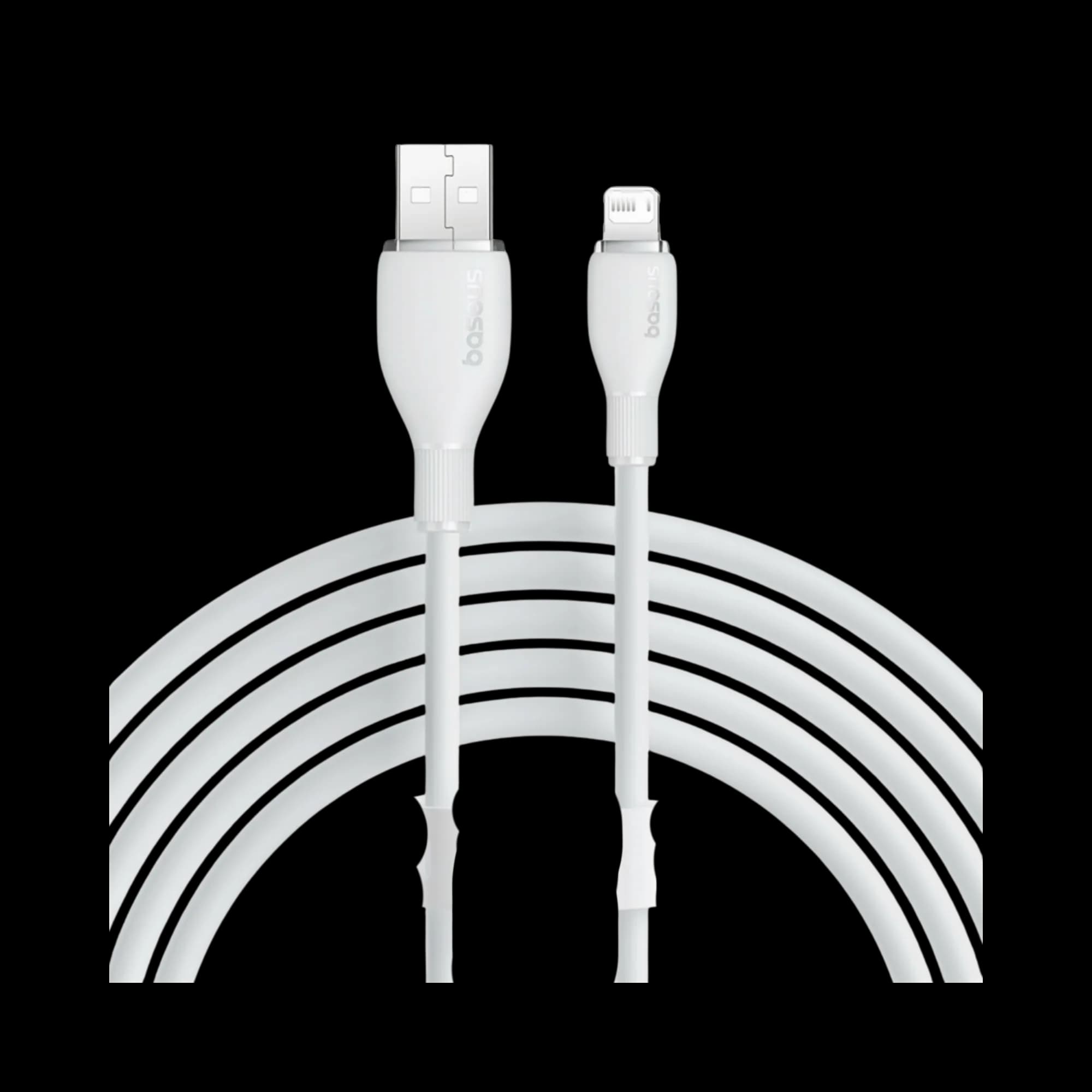 Baseus Silky USB-A to USB-C Data and Charging Cable, 100W, 1m, WHITE