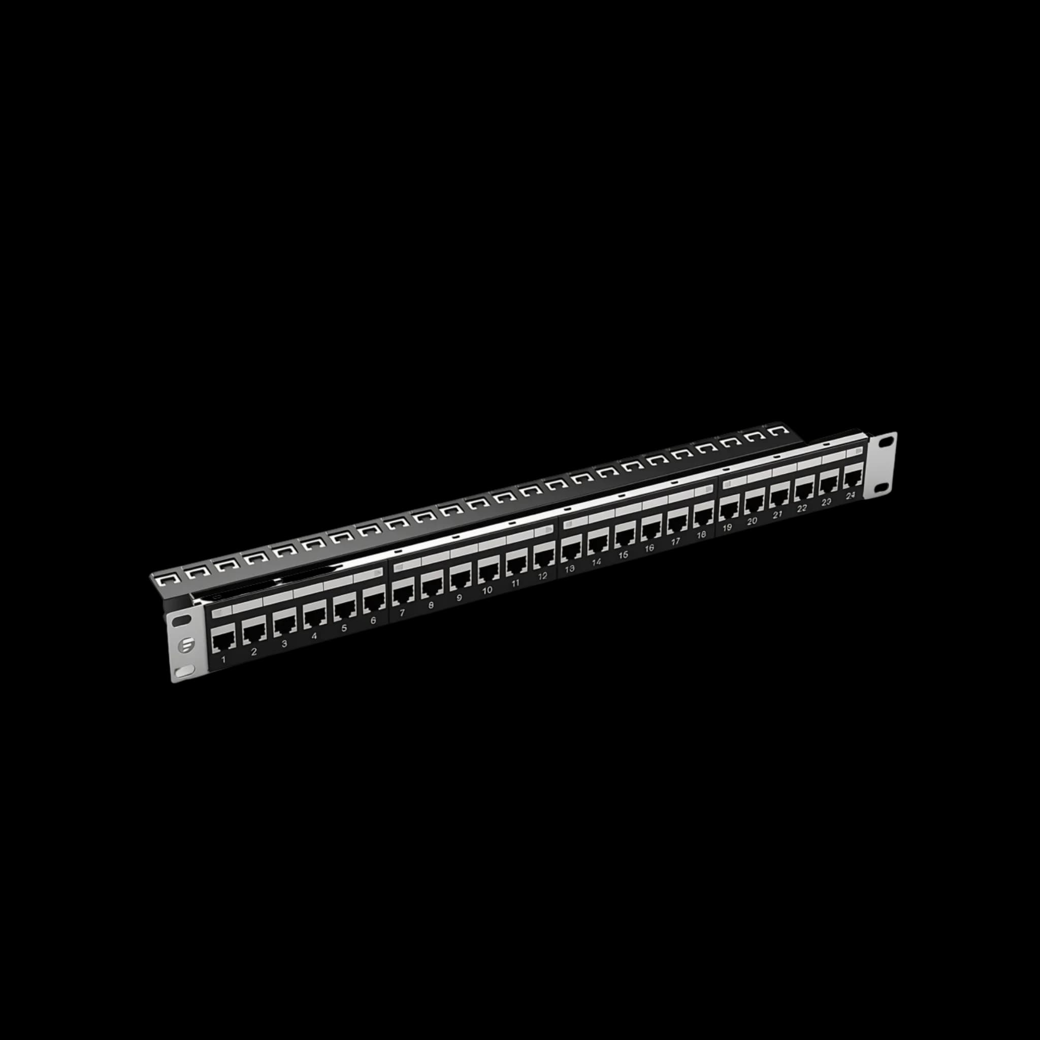 Patch Panel Modular 24-Port Cat6A