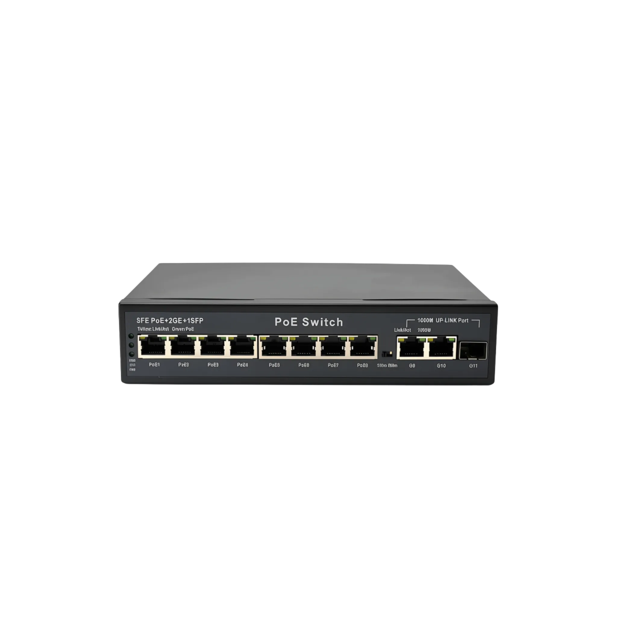 POE SWITCH 10/100/1000 HX-X0803PEG 120W 8 PORT POE + 2 FAST