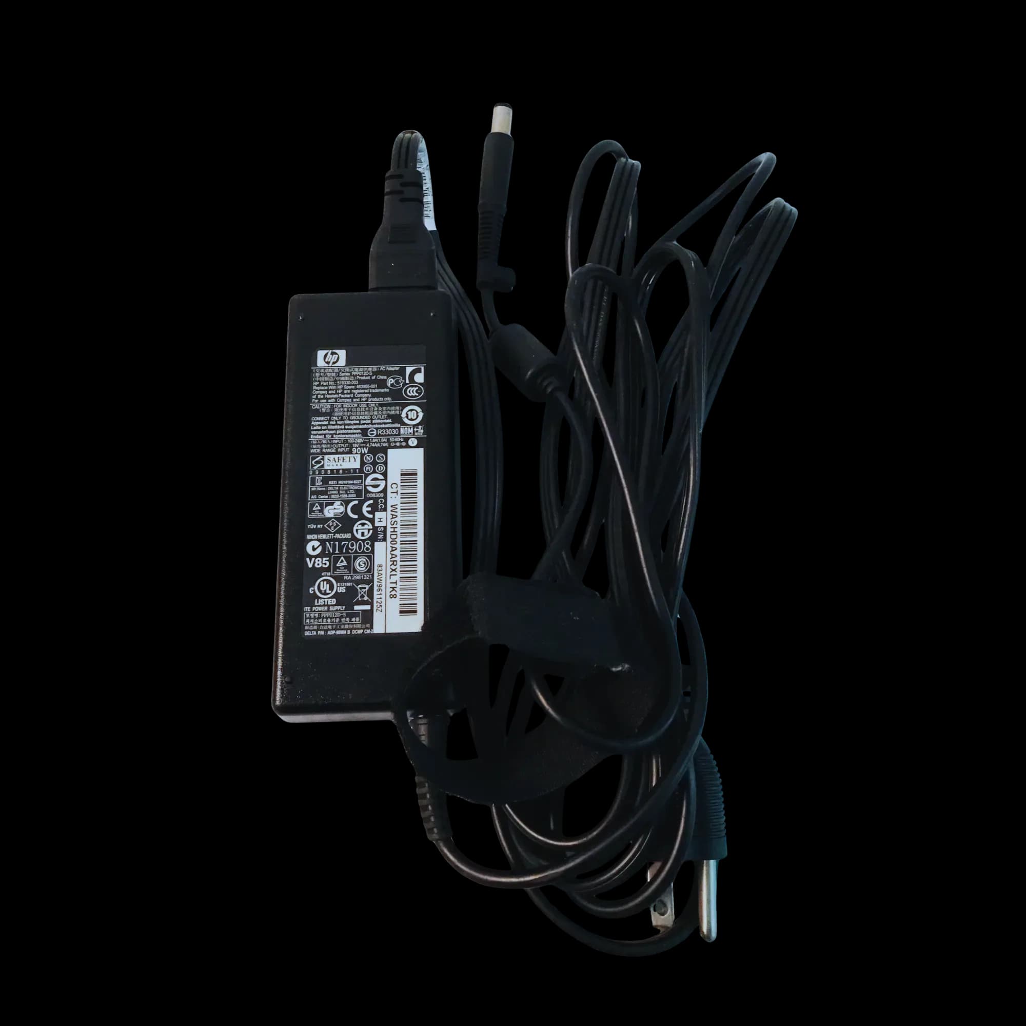 CHARGER HP 90W 19.5V 4.62A KOKE RRETHORE MADHE (PPPO12D-S)