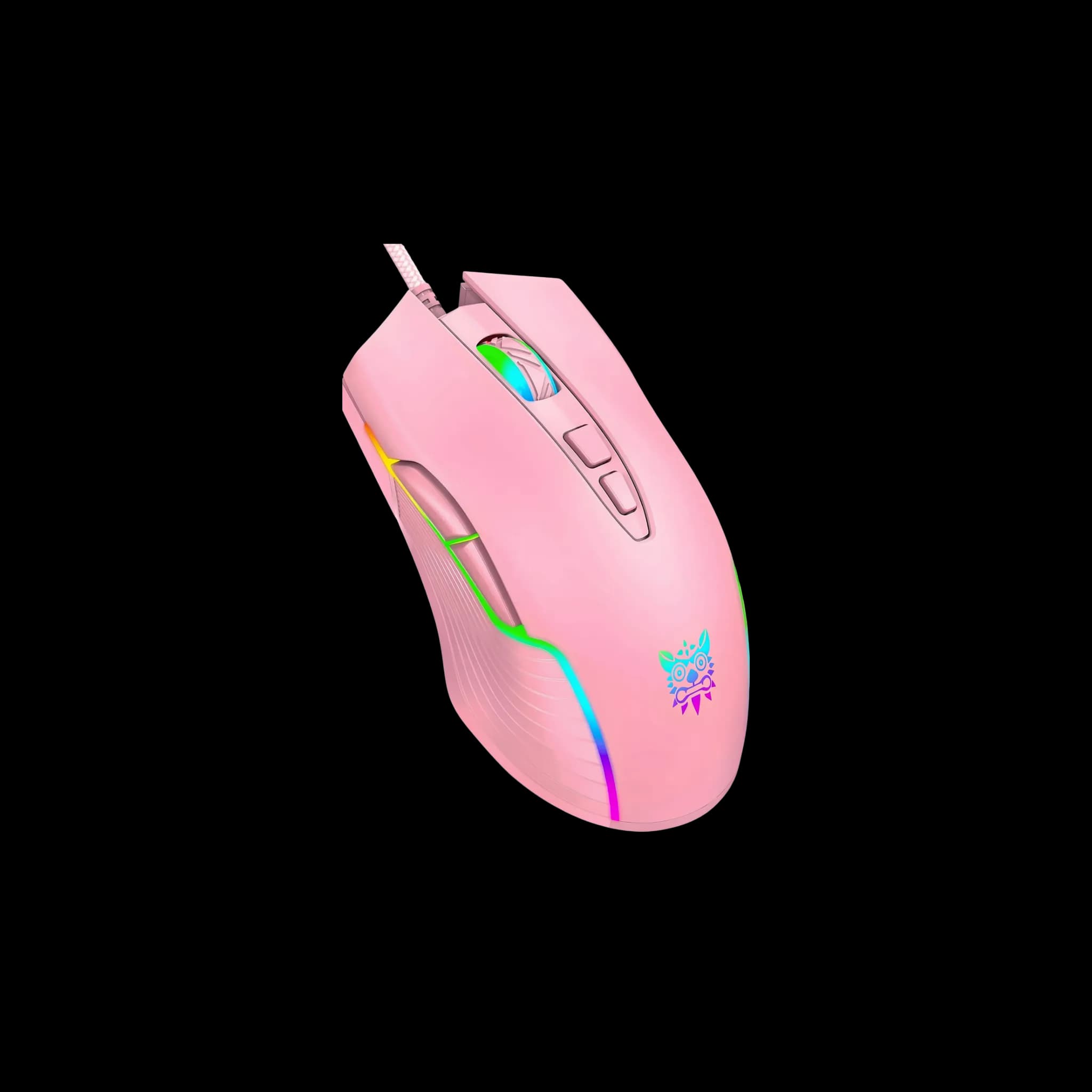 Quideny 630K Mouse – USB wired, optical, 3-button PINK