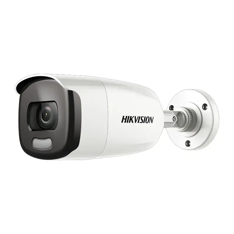 Hikvision DS-2CE12HFT-F28 ColorVu 5MP Fixed Bullet Camera.
Turbo HD analog security camera featuring 24/7 full-color imaging,
5MP CMOS sensor, 2.8mm