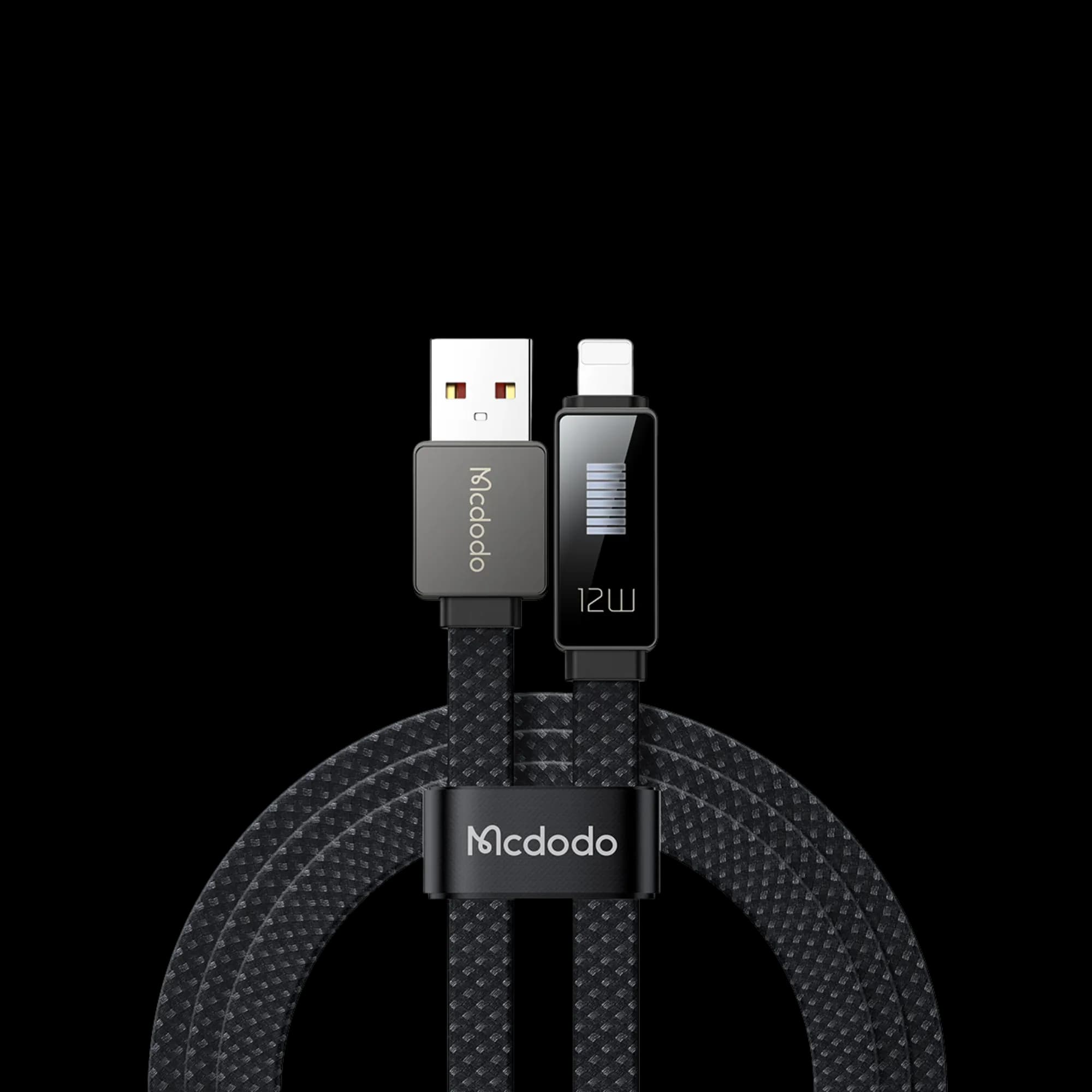 MCDODO CA-497 1.2M LED Rhythm USB-A Lightning GRAY