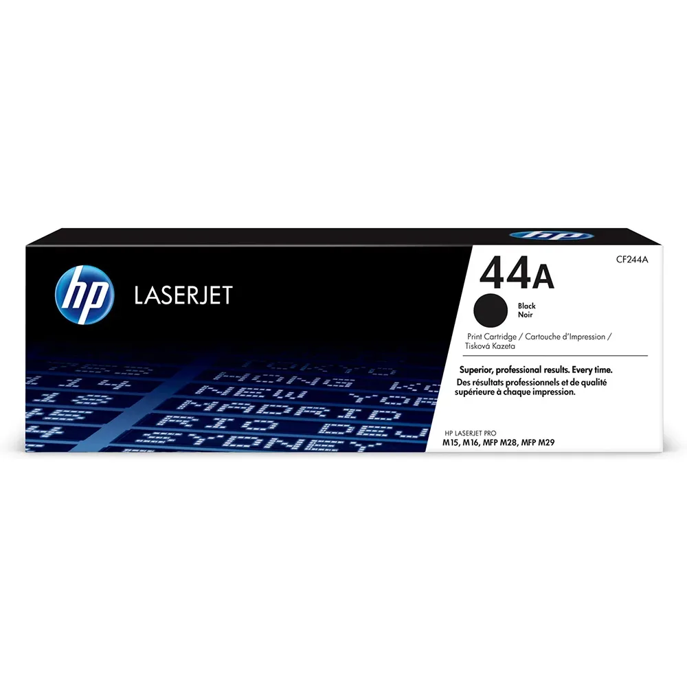 TONER HP CF244A – Black, ~1,200 pages, LJ Pro M118/M148 series.