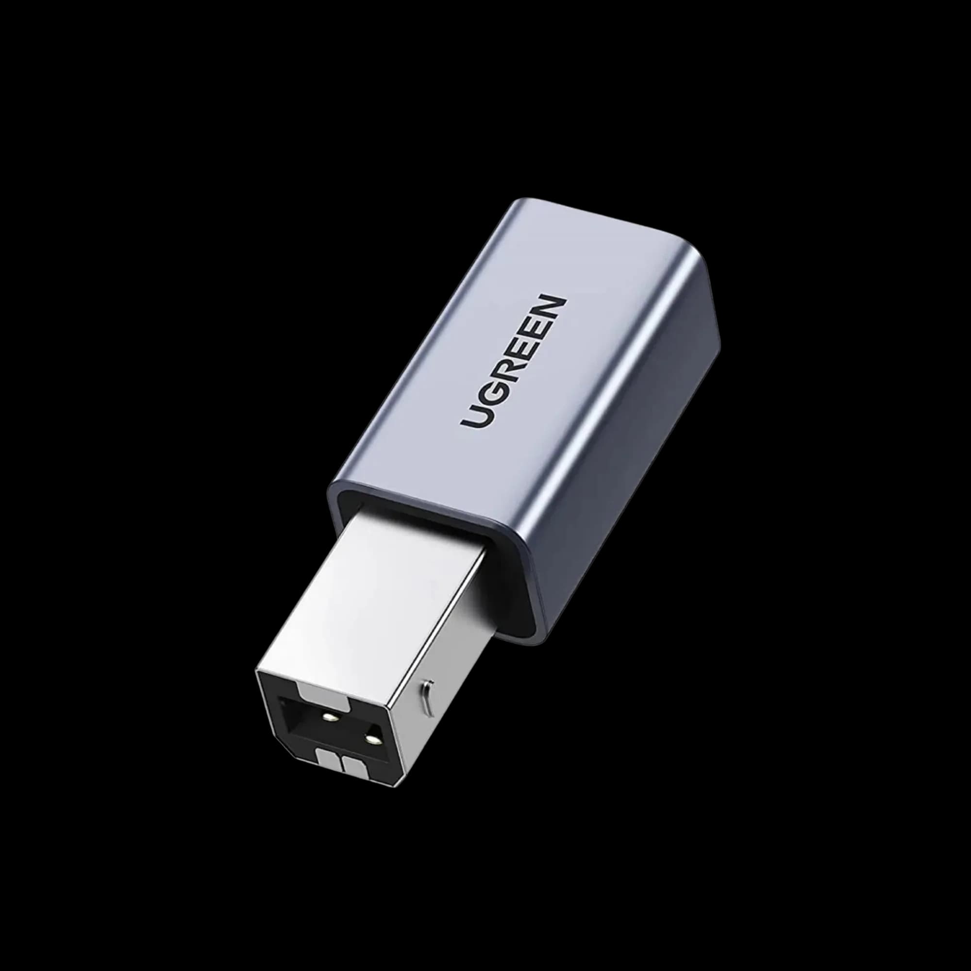Ugreen US382 USB-C - USB-B 2.0 Printer Adapter 480 Mbps Gray (20120)