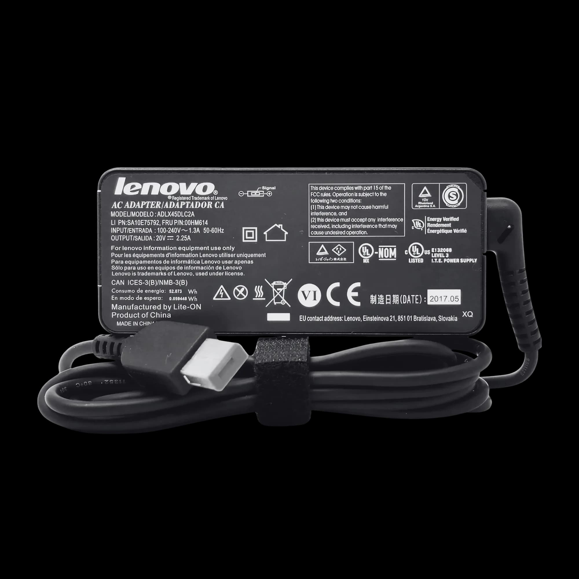CHARGER LENOVO 45W 20V 2.25A KOKE KATRORE (ADLX45NDC3A)