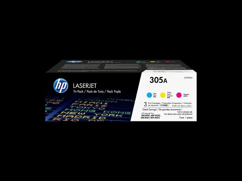 TONER HP_305XLC, DeskJet 2300, 2700, 2800, 4100, 4200,ENVY 6000/6400