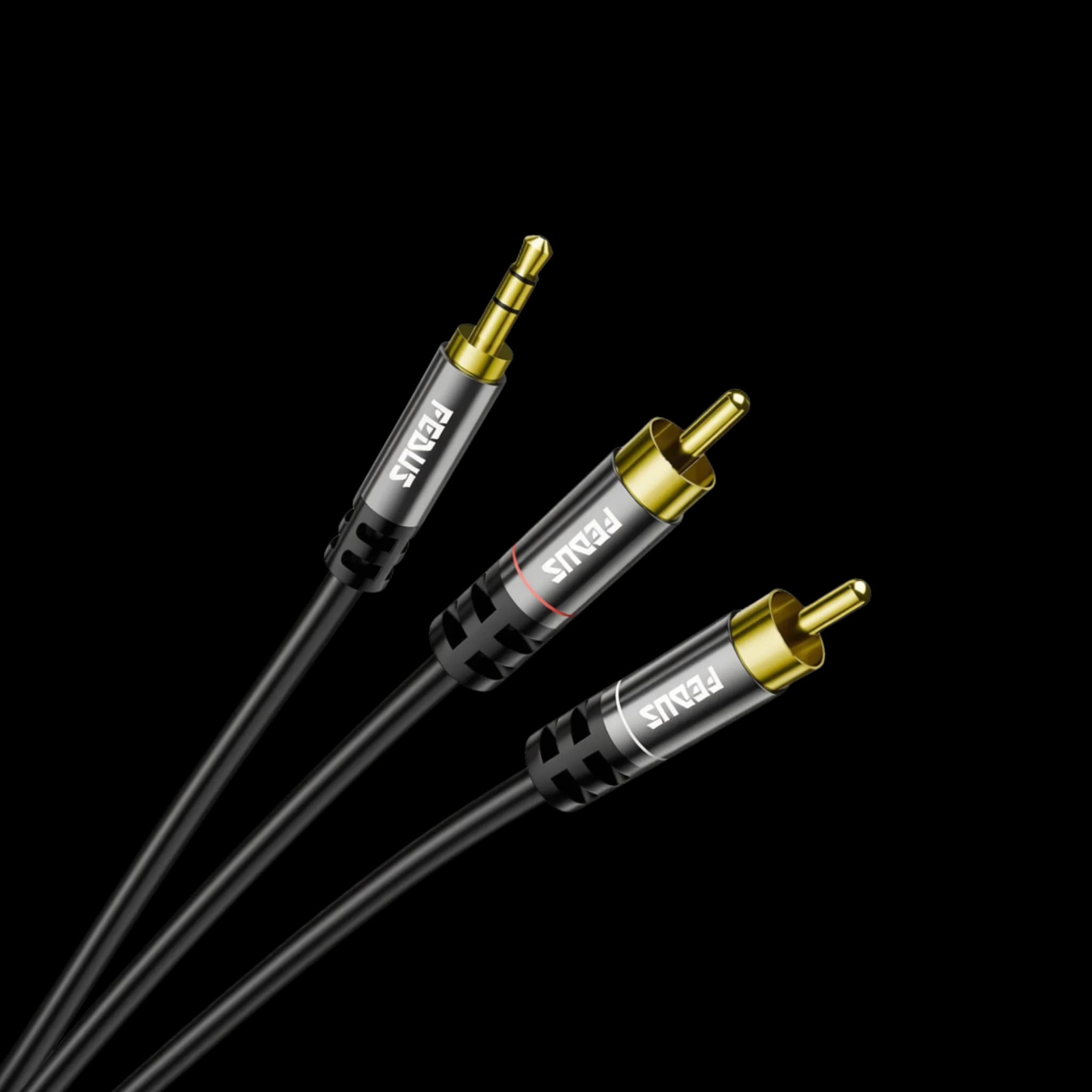Sbox RCA Cable – 1.5m, stereo audio, shielded.