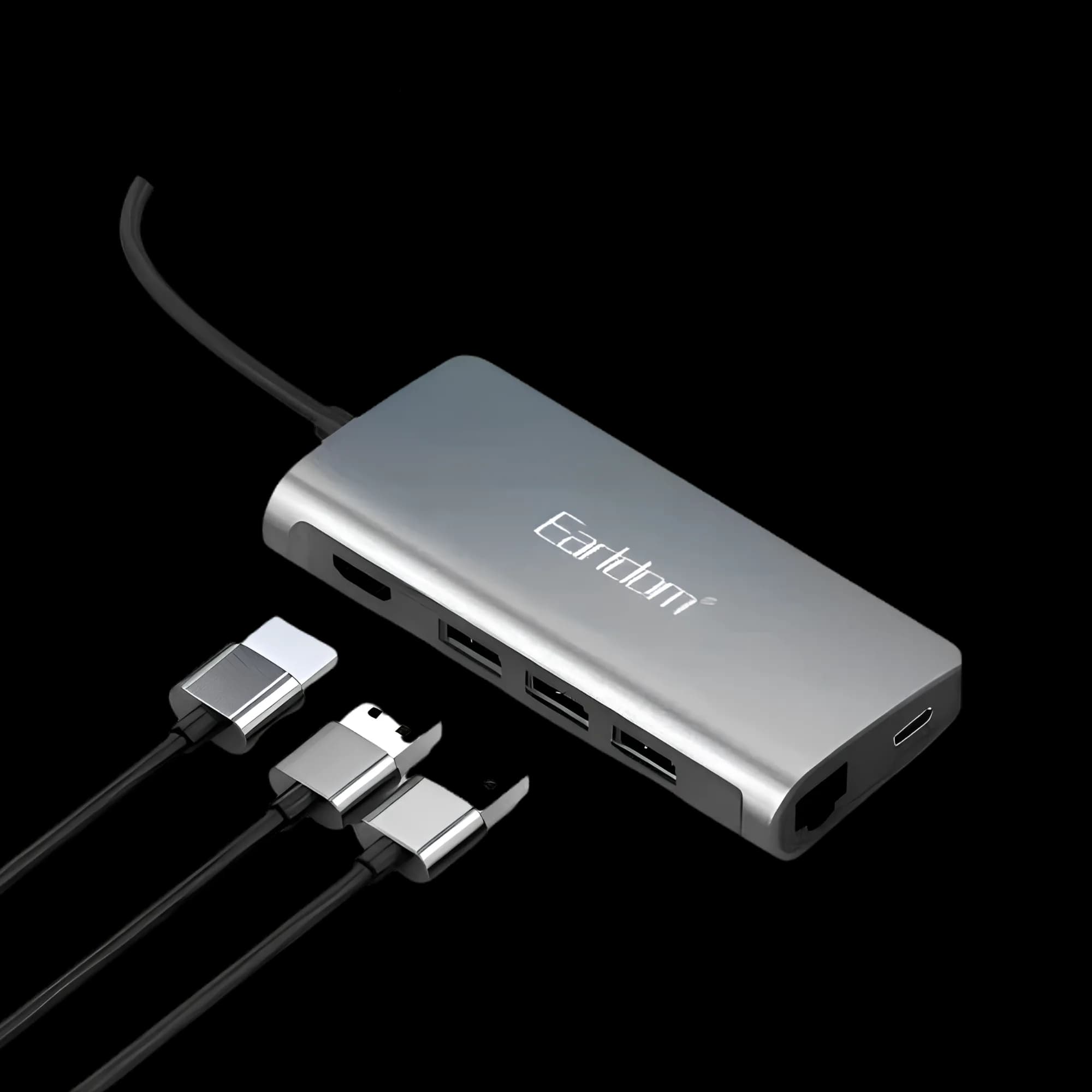 Earldom ET-W21 8 in1 USB HUB to Type-C