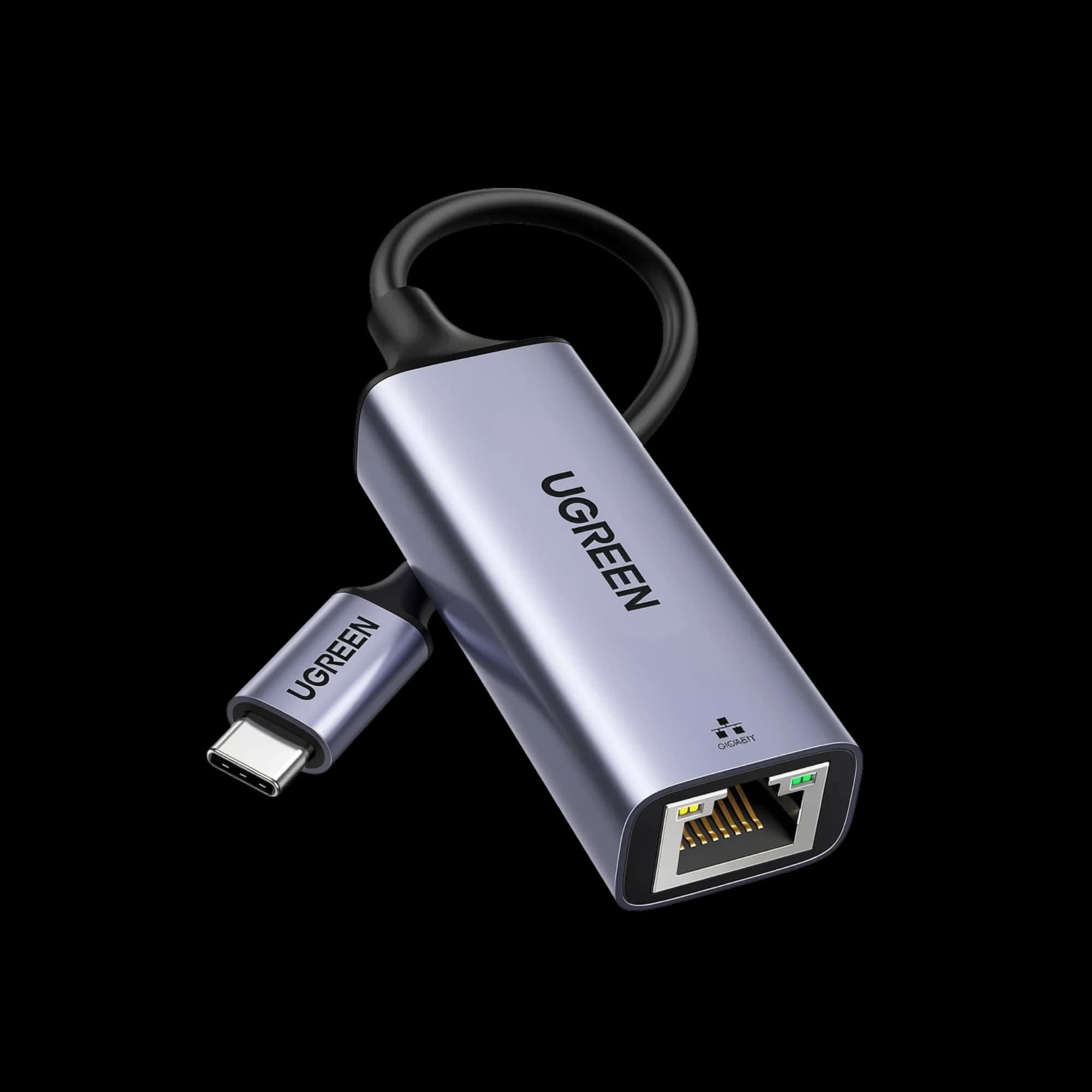 UGREEN USB C to Ethernet Adapter Type-C RJ45 Gigabit LAN Network 1000Mbps MacBook Pro Air iPad Dell XPS Surface (50307)