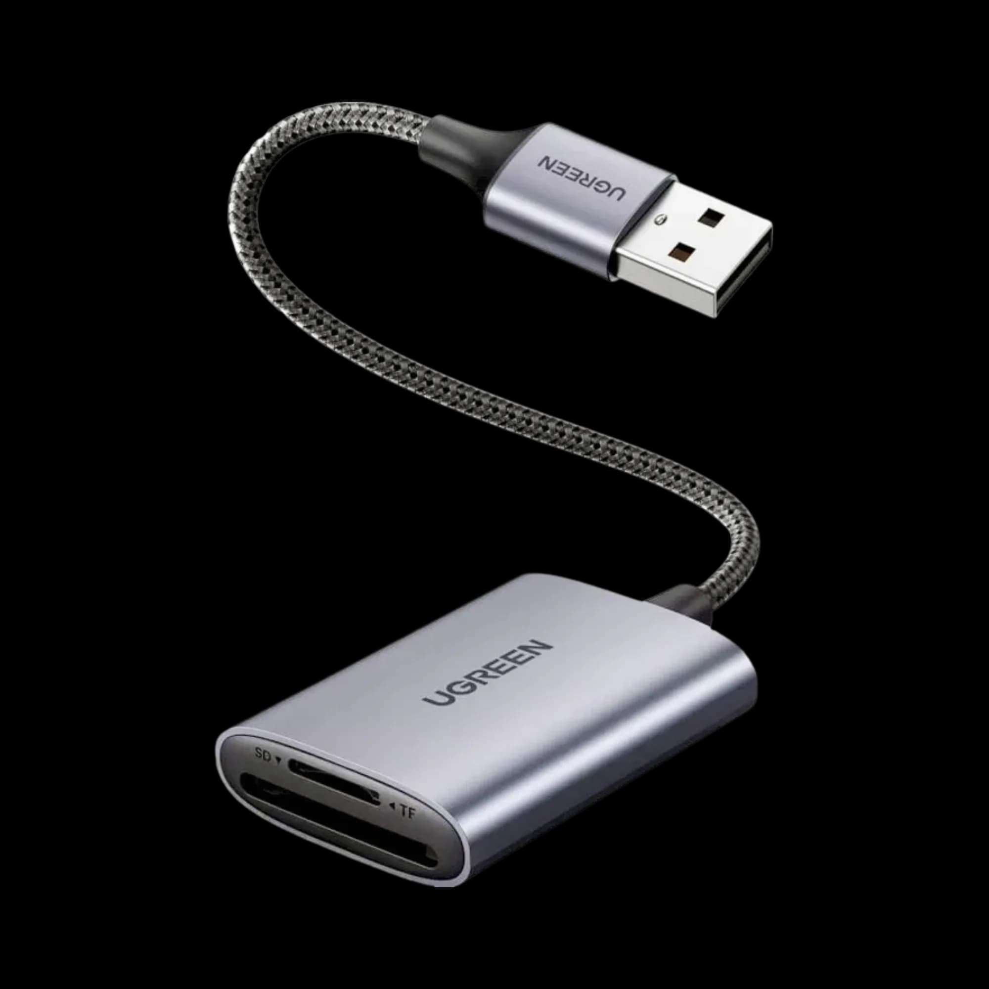 Card reader UGREEN CM401 USB-A to SD/TF Memory Card Reader Alu Case (UGR-80887)