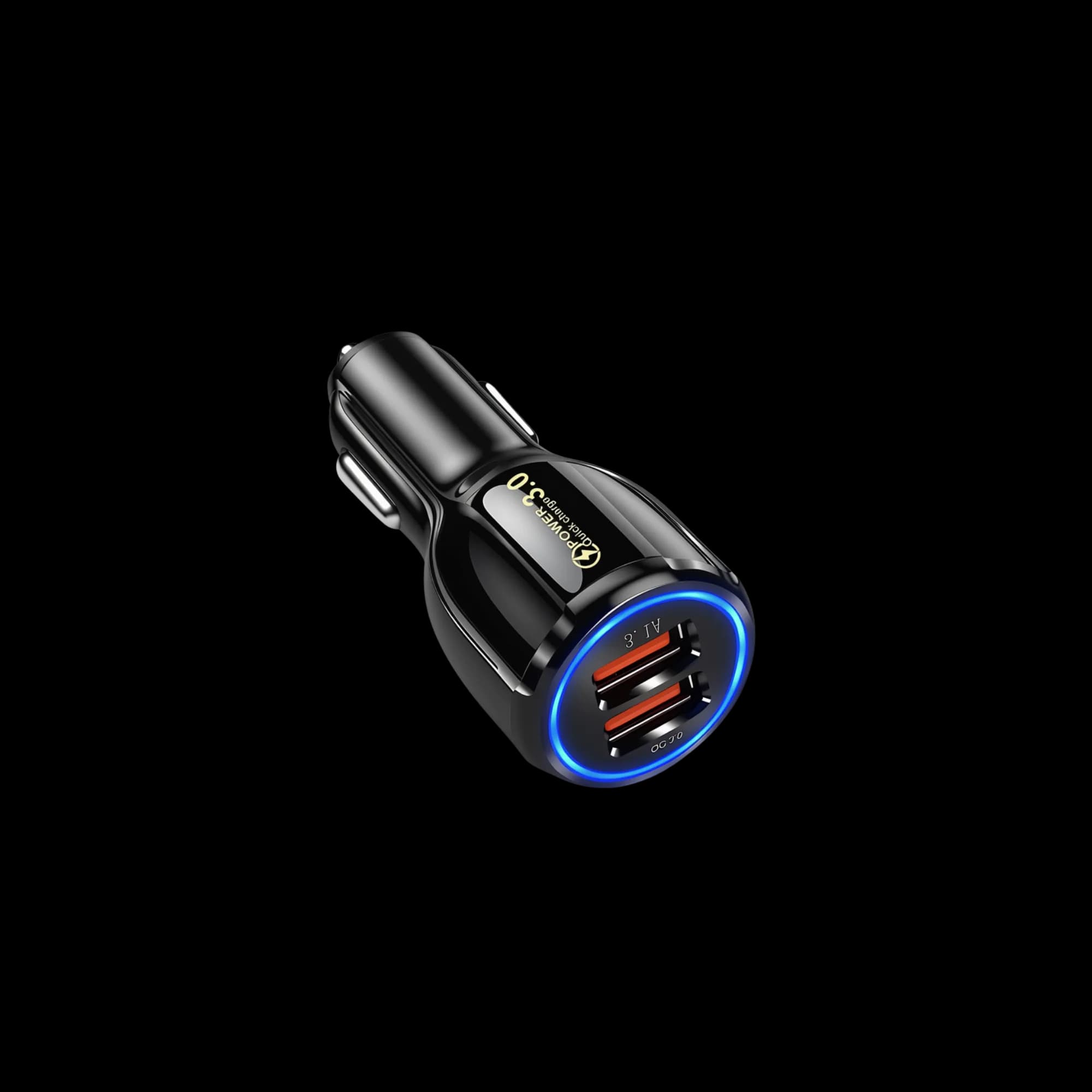 9A Fast Car Charger USB Car Adapter.
Universal dual-port car charger supporting fast charging for smartphones and mobile devices.